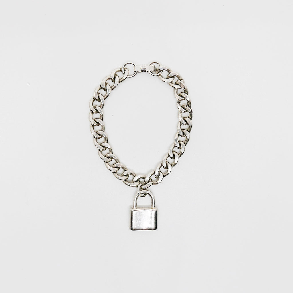 Personalized Padlock Chain Bracelet
