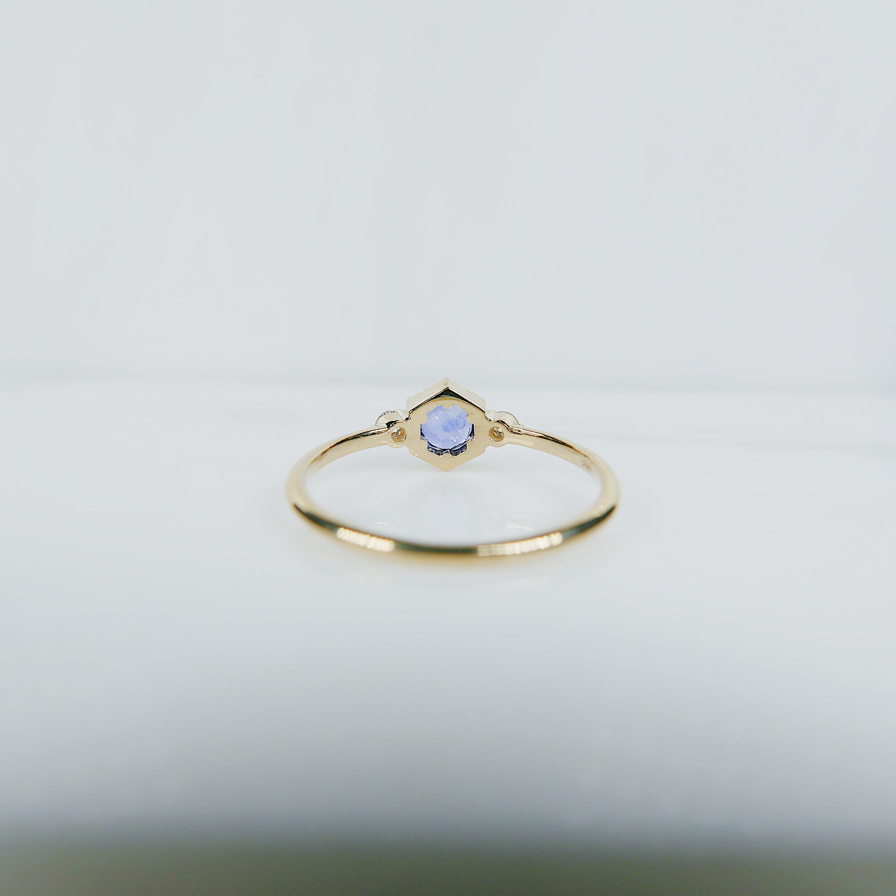 Harlow Blue Sapphire and Diamond ring