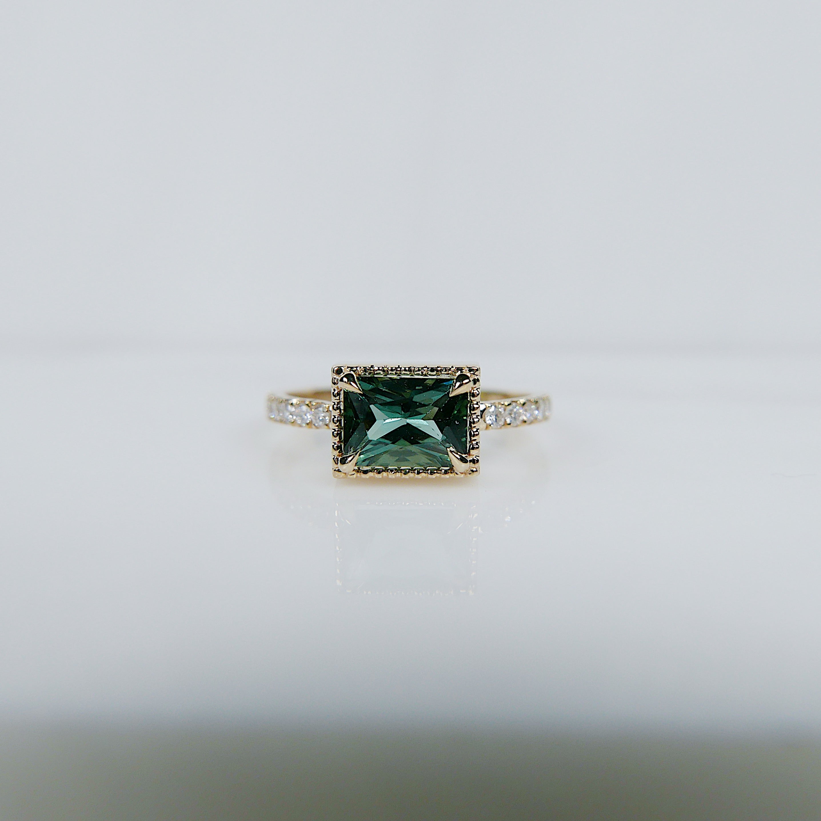 One Of A Kind Tourmaline East West Ring