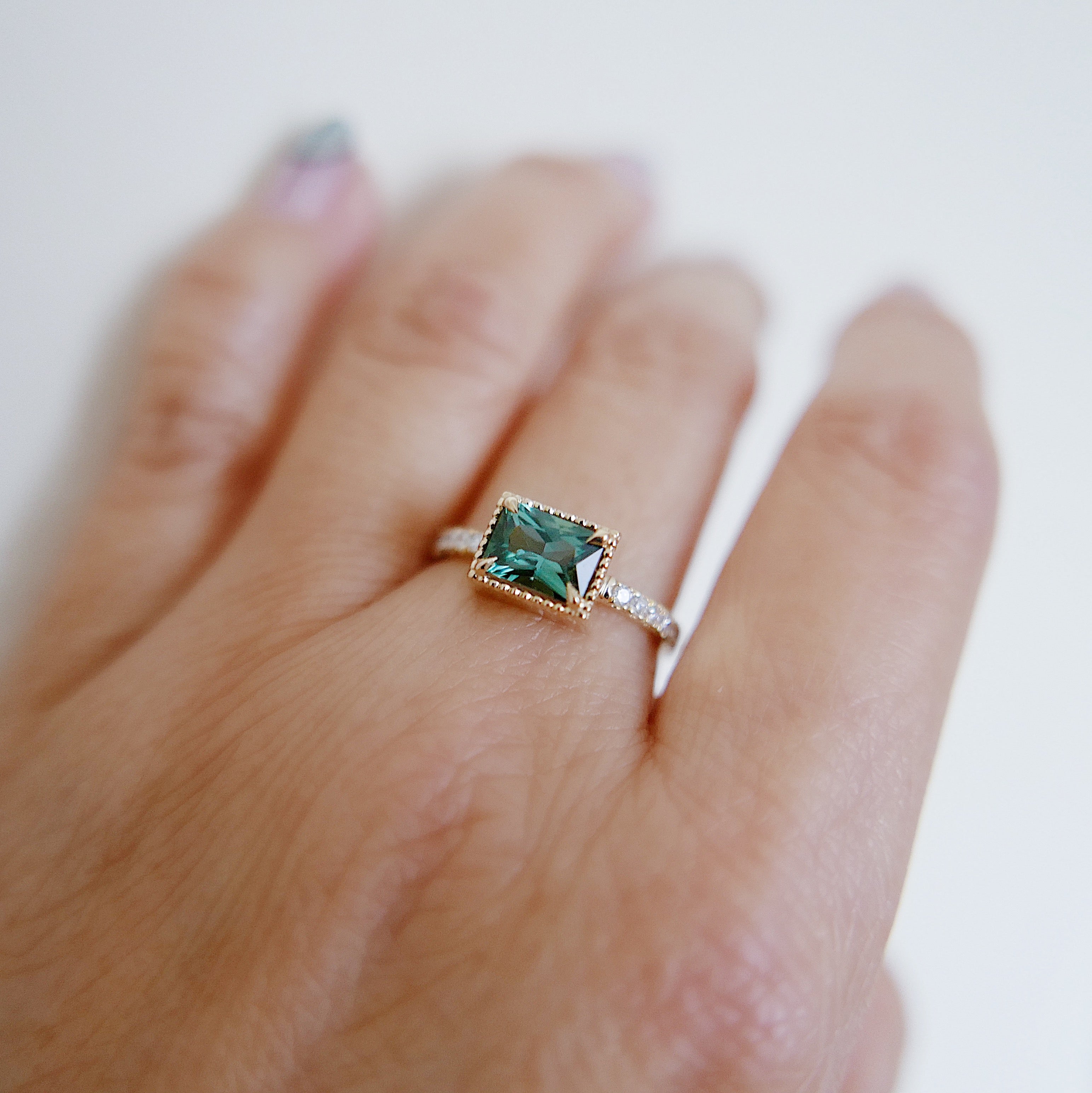 One Of A Kind Tourmaline East West Ring