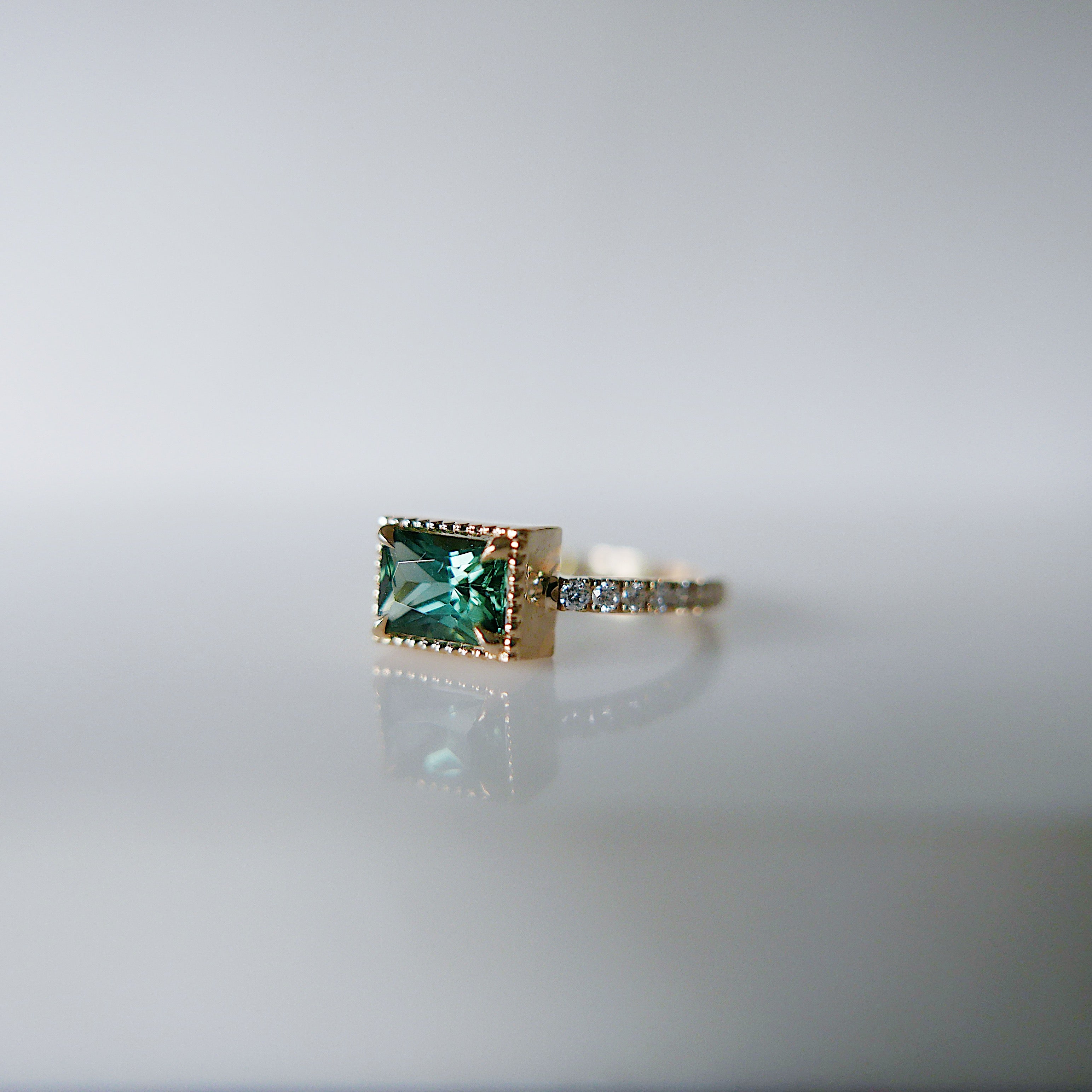 One Of A Kind Tourmaline East West Ring