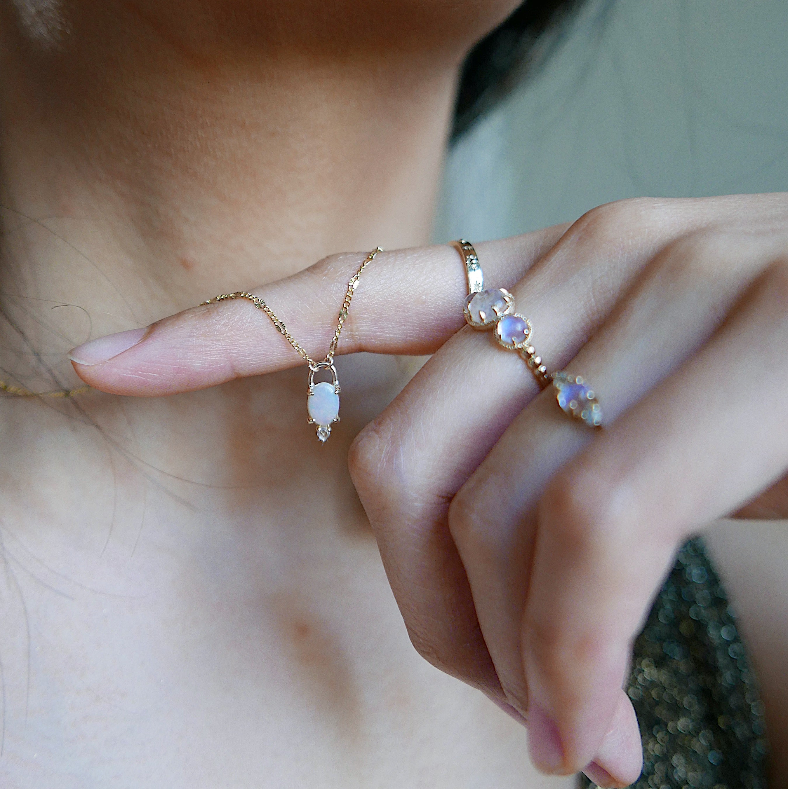 Elle Opal Necklace