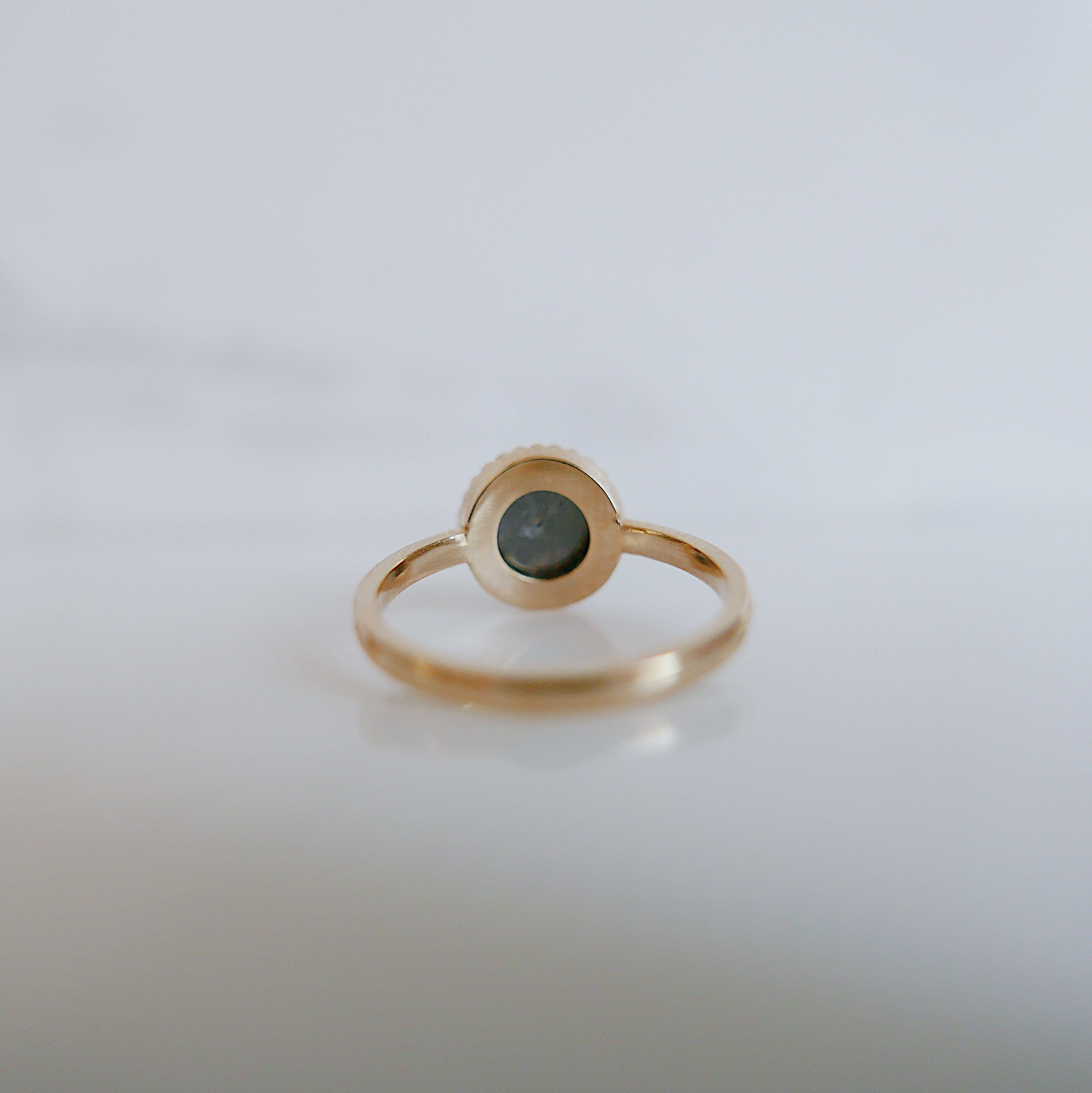 Starry Night Rustic Black One of A Kind Diamond Ring