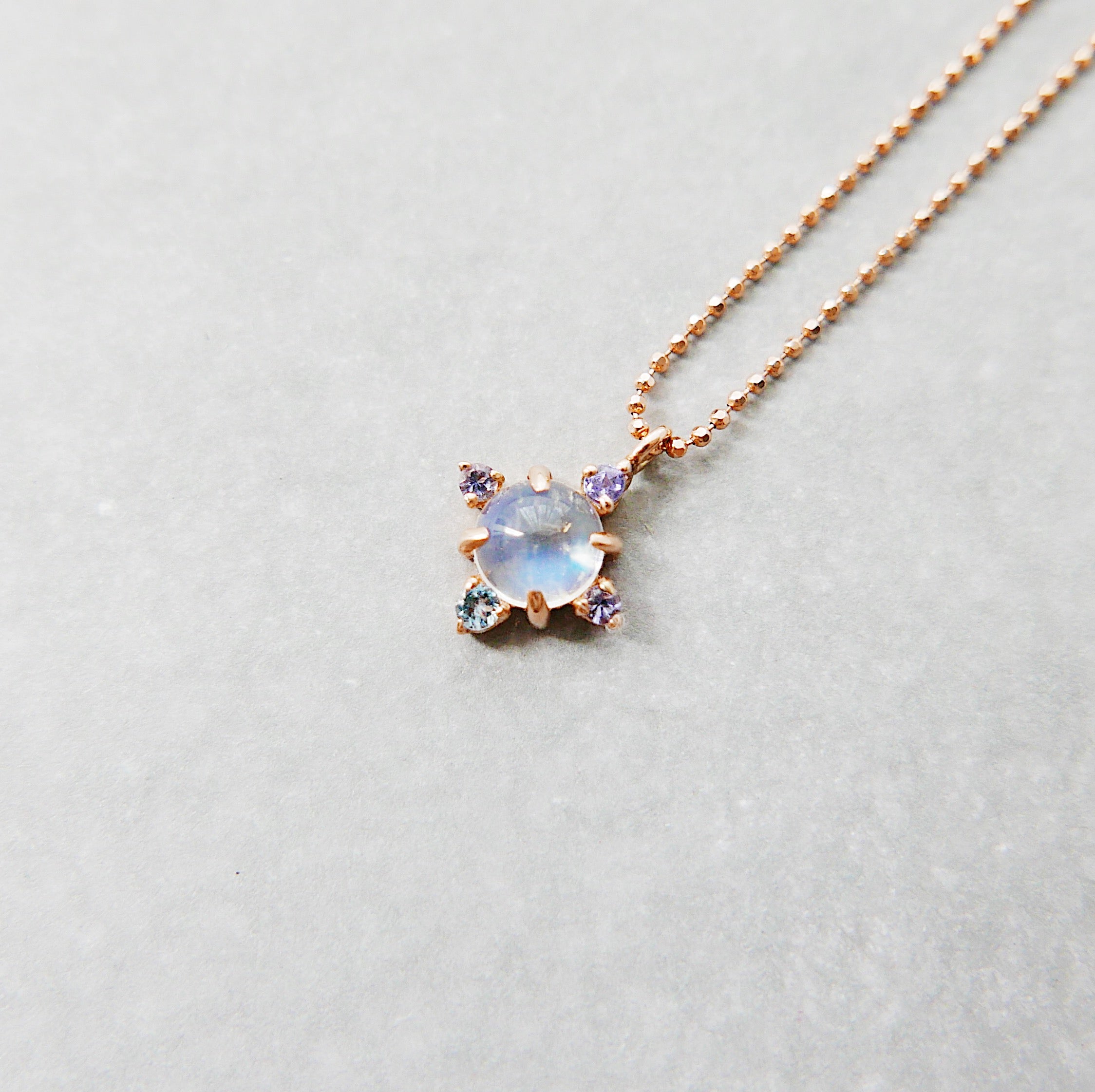 Compass Moonstone Necklace