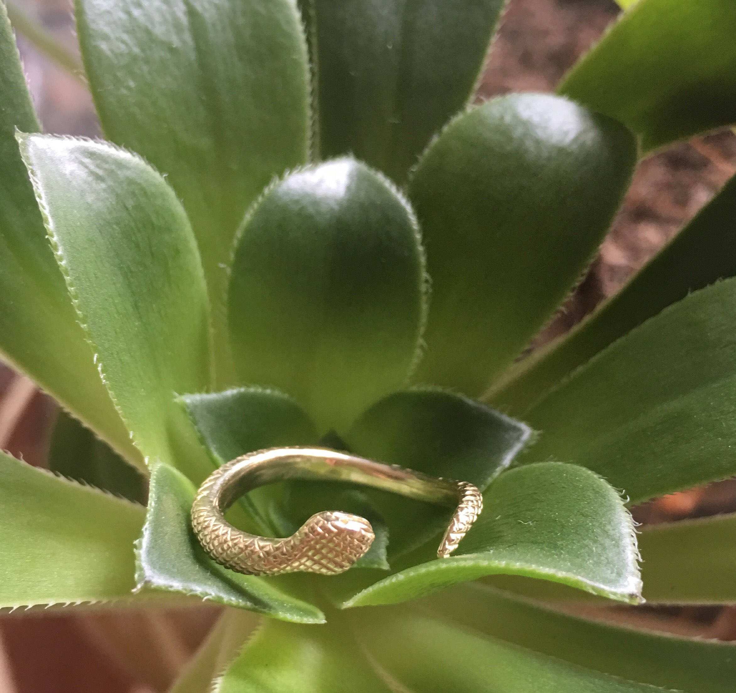 Snake wrap open ring, solid gold Snake cuff ring, gold snake ring, snake band, snake open ring, 14k gold snake band