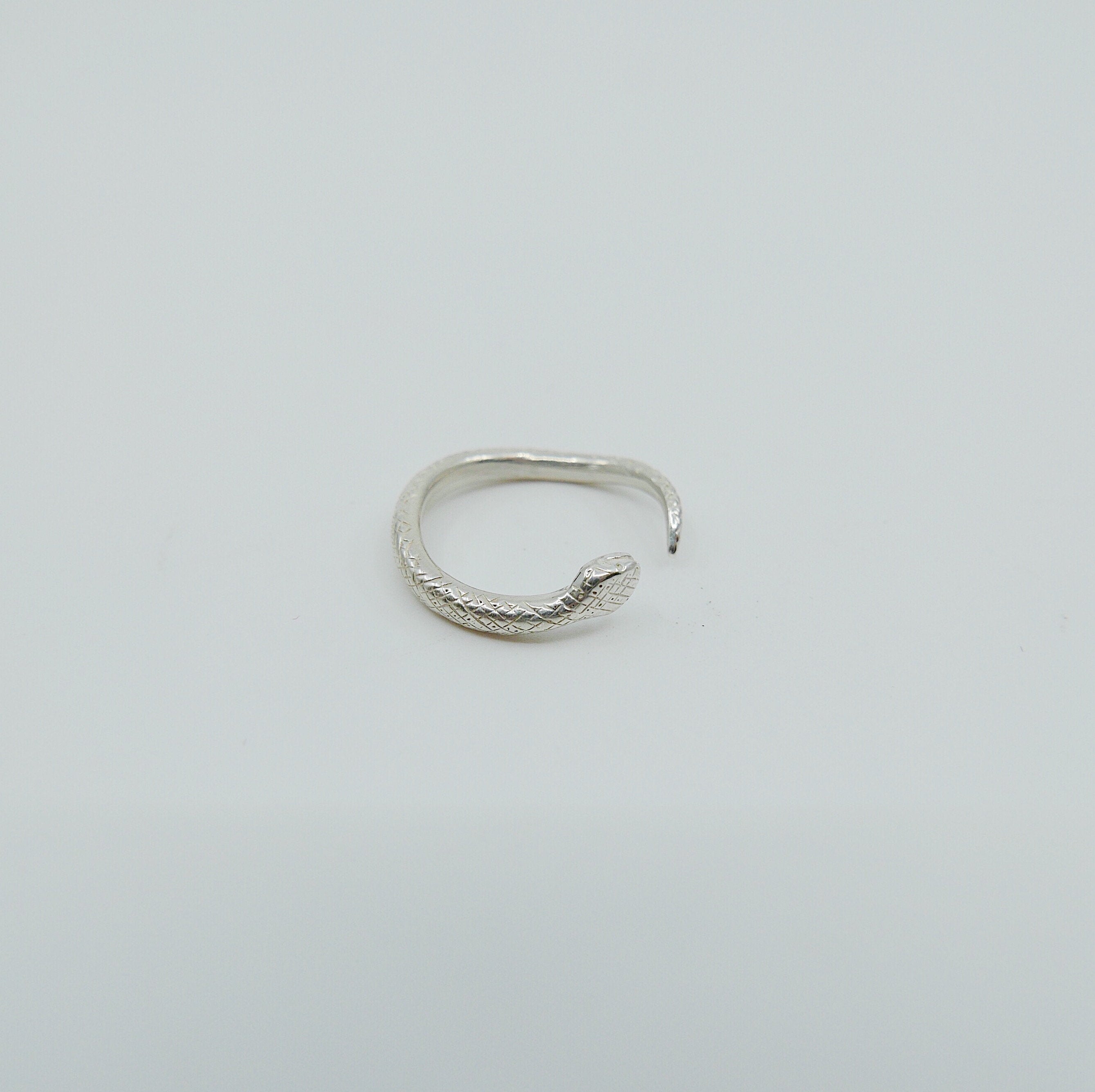 Snake wrap ring, Snake cuff ring, silver snake ring, snake band, snake open ring, silver snake band