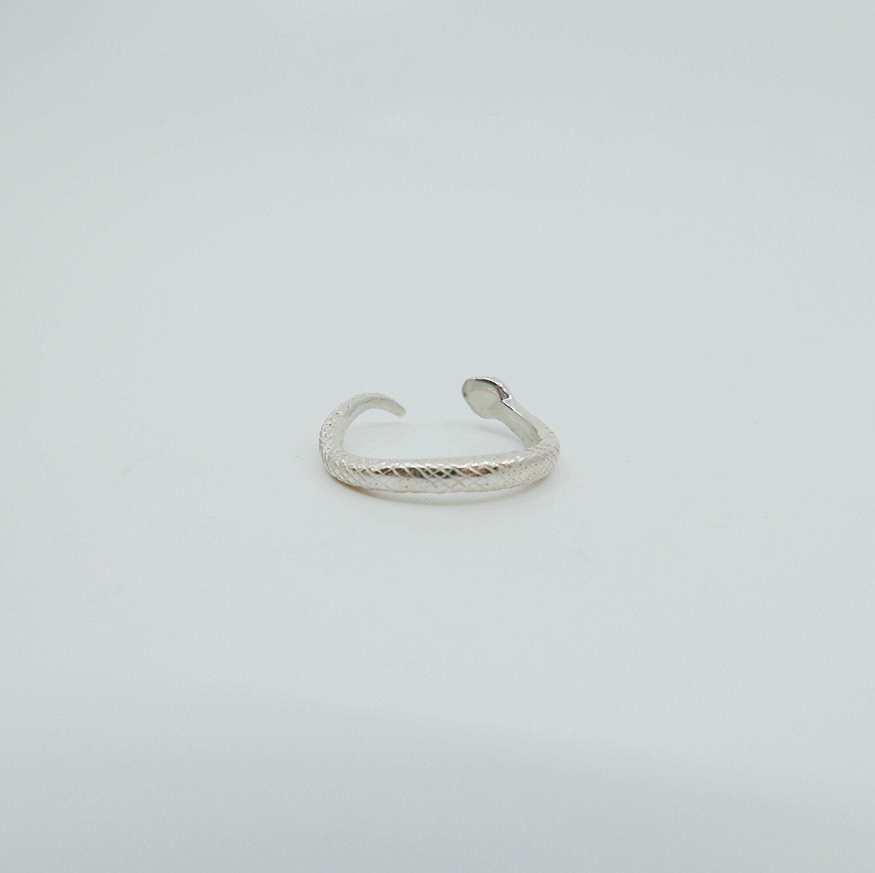 Snake wrap ring, Snake cuff ring, silver snake ring, snake band, snake open ring, silver snake band