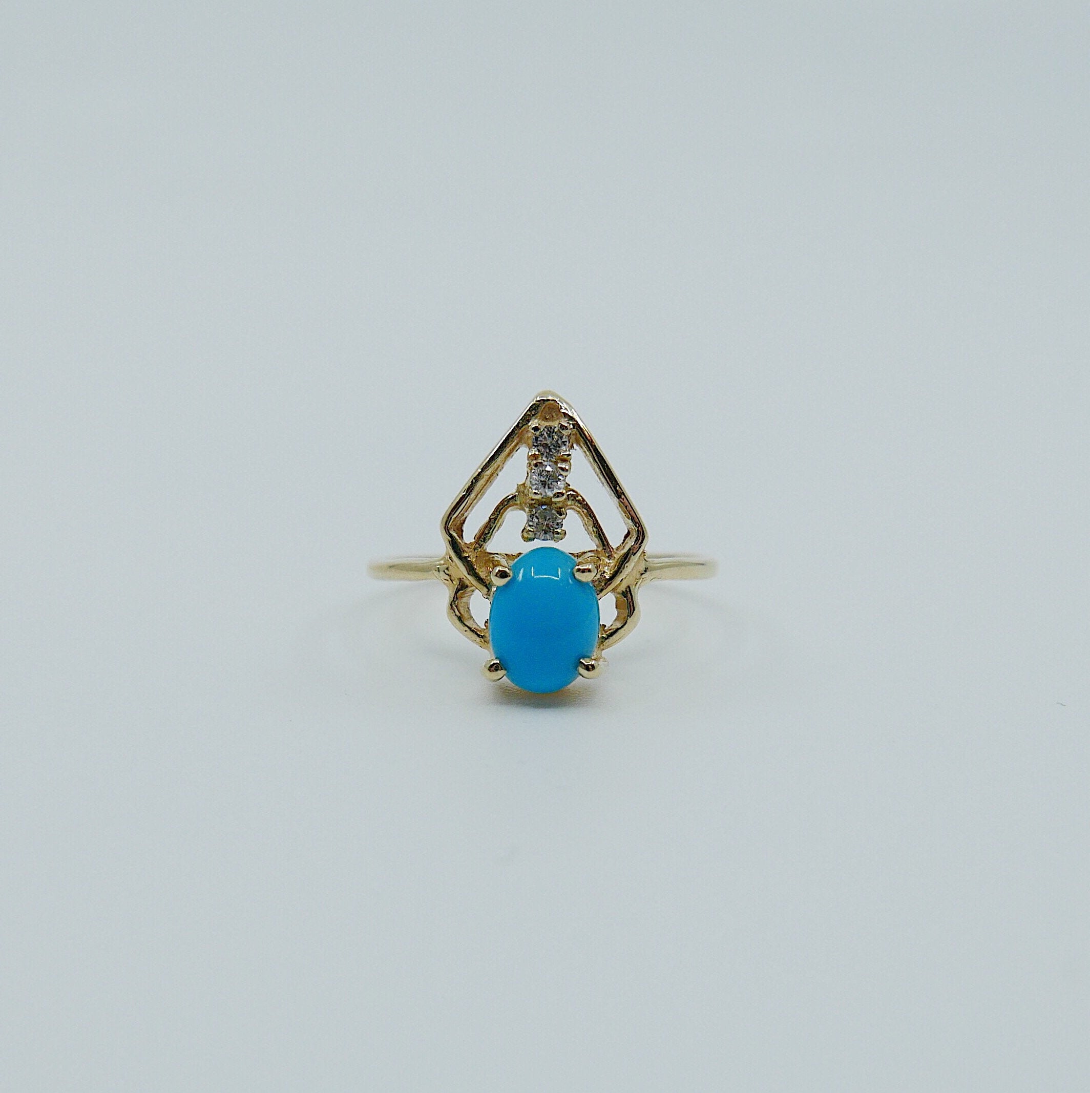 Turquoise Scarab ring, Oval turquoise diamond scarab ring, geometric turquoise ring, turquoise bug ring, 14k gold turquoise ring