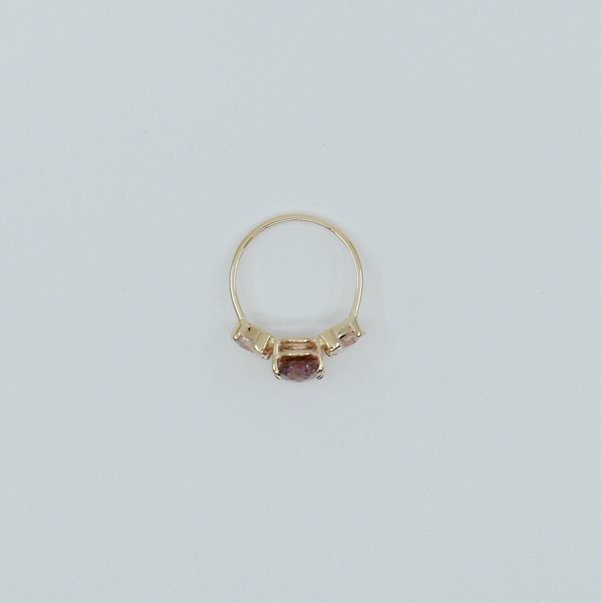 Dusty Rose Tourmaline Ring, tourmaline checker board cut ring, oval tourmaline ring, morganite ring, pink tourmaline wedding ring