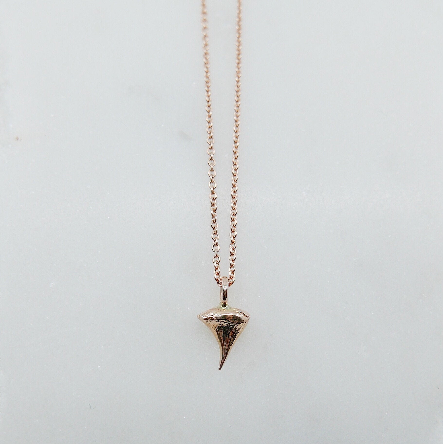 Rose Thorn Necklace, thorn necklace, rose thorn, 14k rose gold necklace, rose gold thorn necklace, rose gold rose thorn necklace