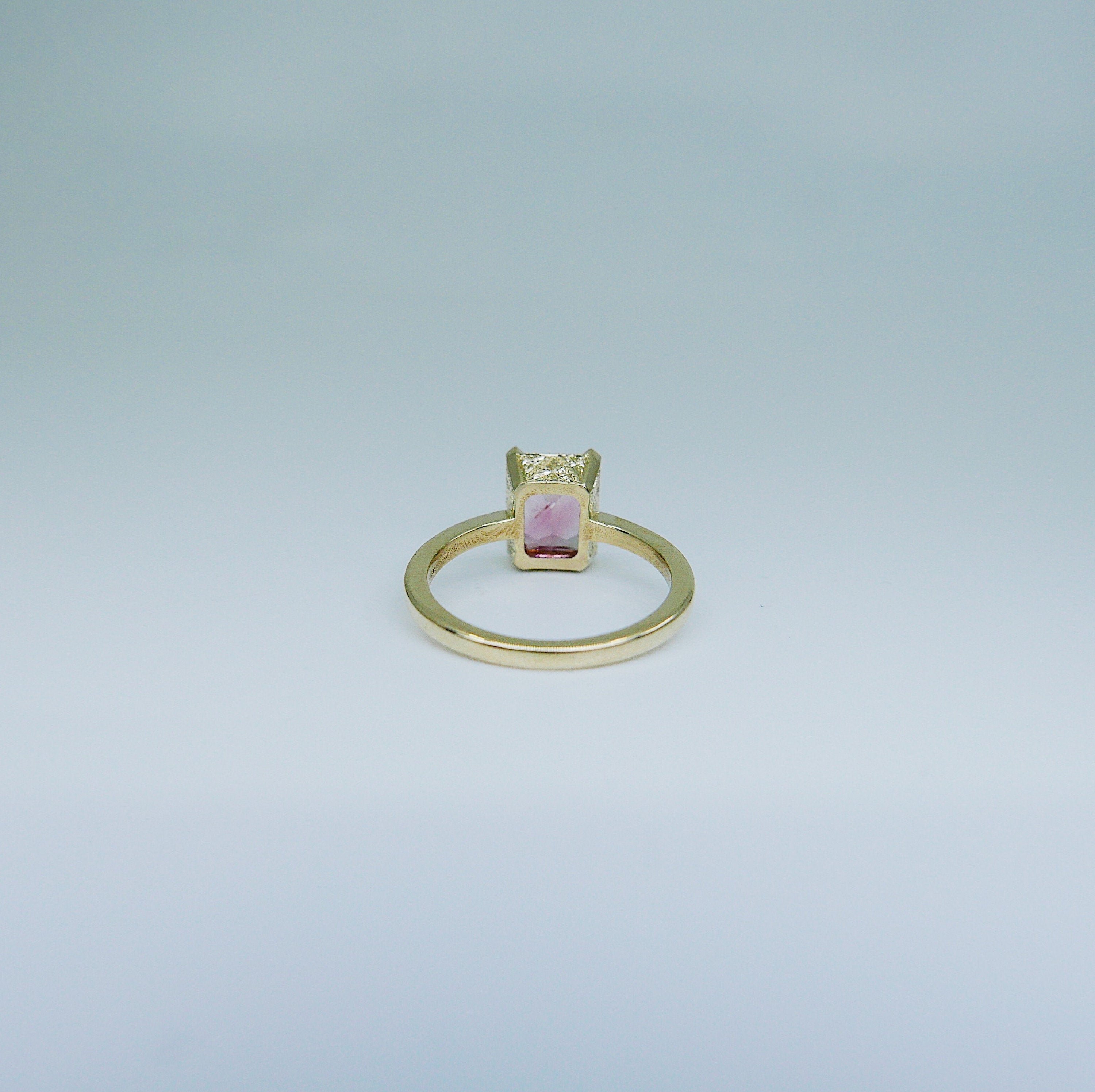 Carolina Tourmaline Ring, Pink tourmaline ring, tourmaline ring, pink wedding ring, statement pink engagement ring