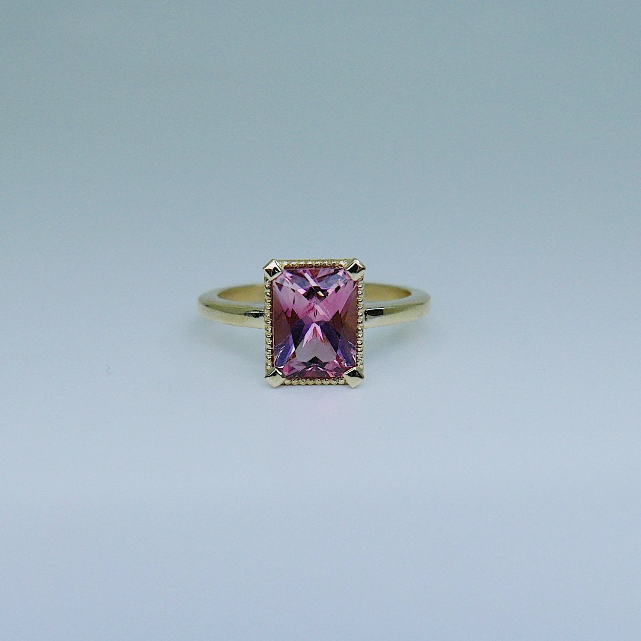 Carolina Tourmaline Ring, Pink tourmaline ring, tourmaline ring, pink wedding ring, statement pink engagement ring