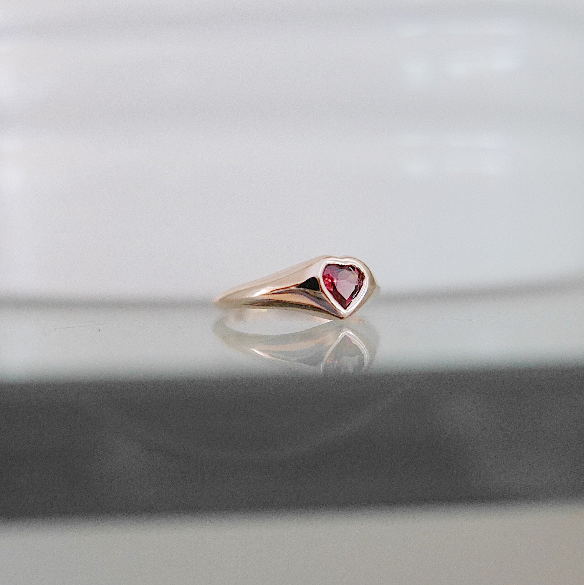 tourmaline heart  signet ring  signet heart ring  Rings  pinky ring  mgj  mason grace jewelry  mason grace  jewelry  heart ring  heart pinky ring  fine jewelry  diamond signet  diamond ring  diamond pinky ring  classic ring  14k signet  14k pinky ring  14k gold ring