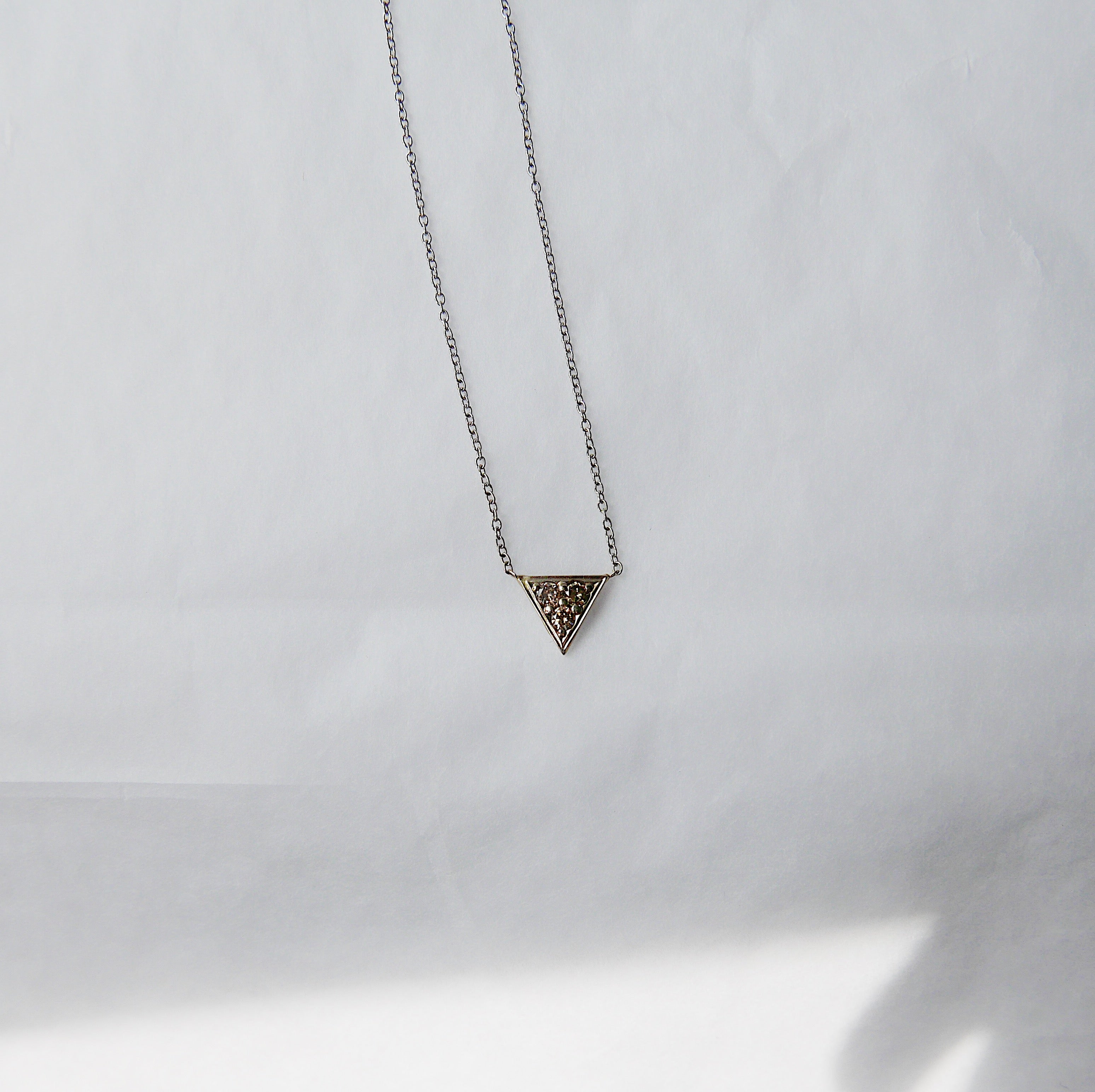 Champagne Triangle Necklace